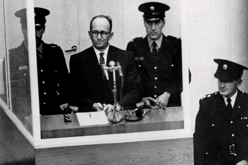 Adolf Eichmann on trial