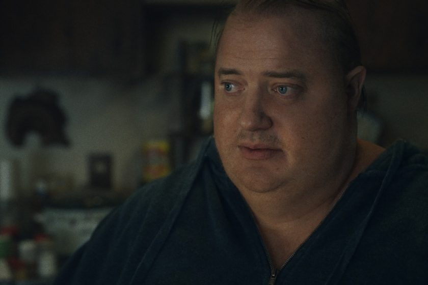 Brendan Fraser in »The Whale« von Darren Aronofsky als trauriger Fisch im Ozean der Liebe | © A24