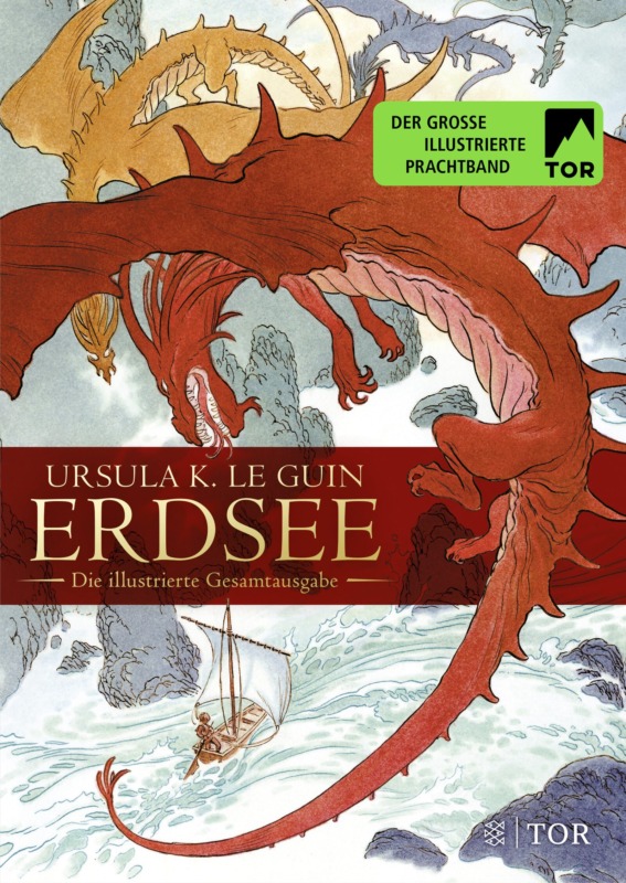 Ursula K. Le Guin: Erdsee. Die illustrierte Gesamtausgabe. Roman. Aus dem Englischen von Karen Nölle. S. Fischer 2018. 1.118 Seiten. 72,- Euro. Hier bestellen https://www.fischerverlage.de/buch/ursula-k-le-guin-erdsee-9783596701605