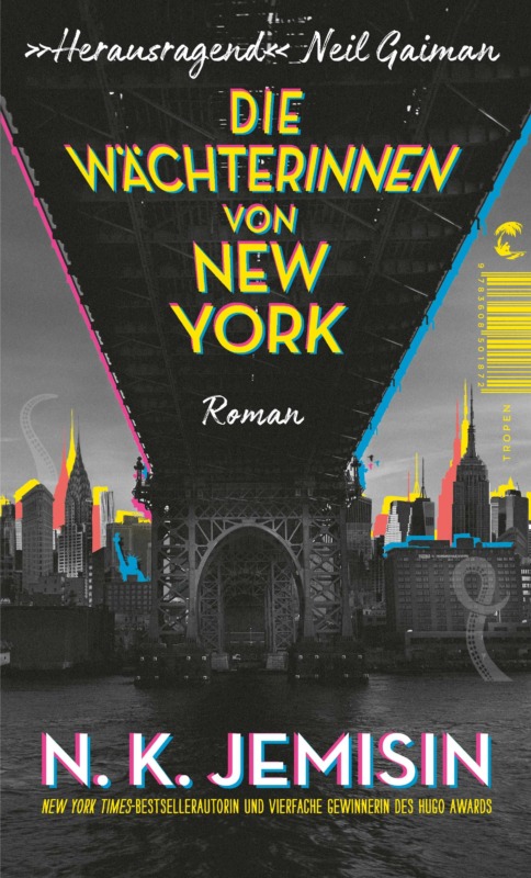 N. K. Jemisin: Die Wächterinnen von New York. Aus dem Englischen von Benjamin Mildner. Klett Cotta Verlag 2025. 544 Seiten. 25,- Euro. Hier bestellen https://www.klett-cotta.de/produkt/n-k-jemisin-die-waechterinnen-von-new-york-9783608500189-t-2689