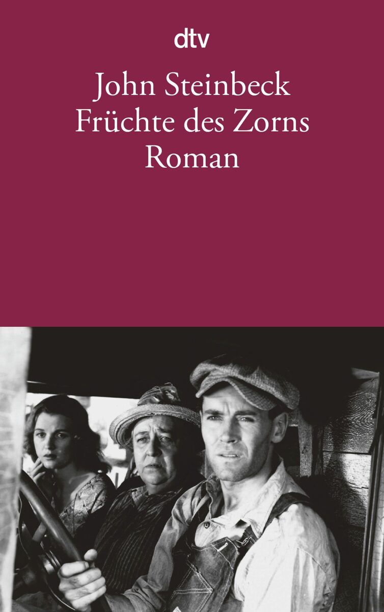 John Steinbeck: Früchte des Zorns. Aus dem Englischen von Klaus Lambrecht. Dtv-Verlagsanstalt 1985. 544 Seiten. 15,- Euro. Hier bestellen https://www.dtv.de/buch/fruechte-des-zorns-10474