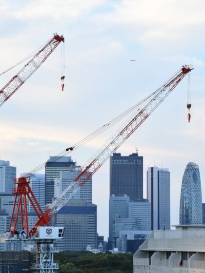 Baukräne in Tokio | © Thomas Hummitzsch