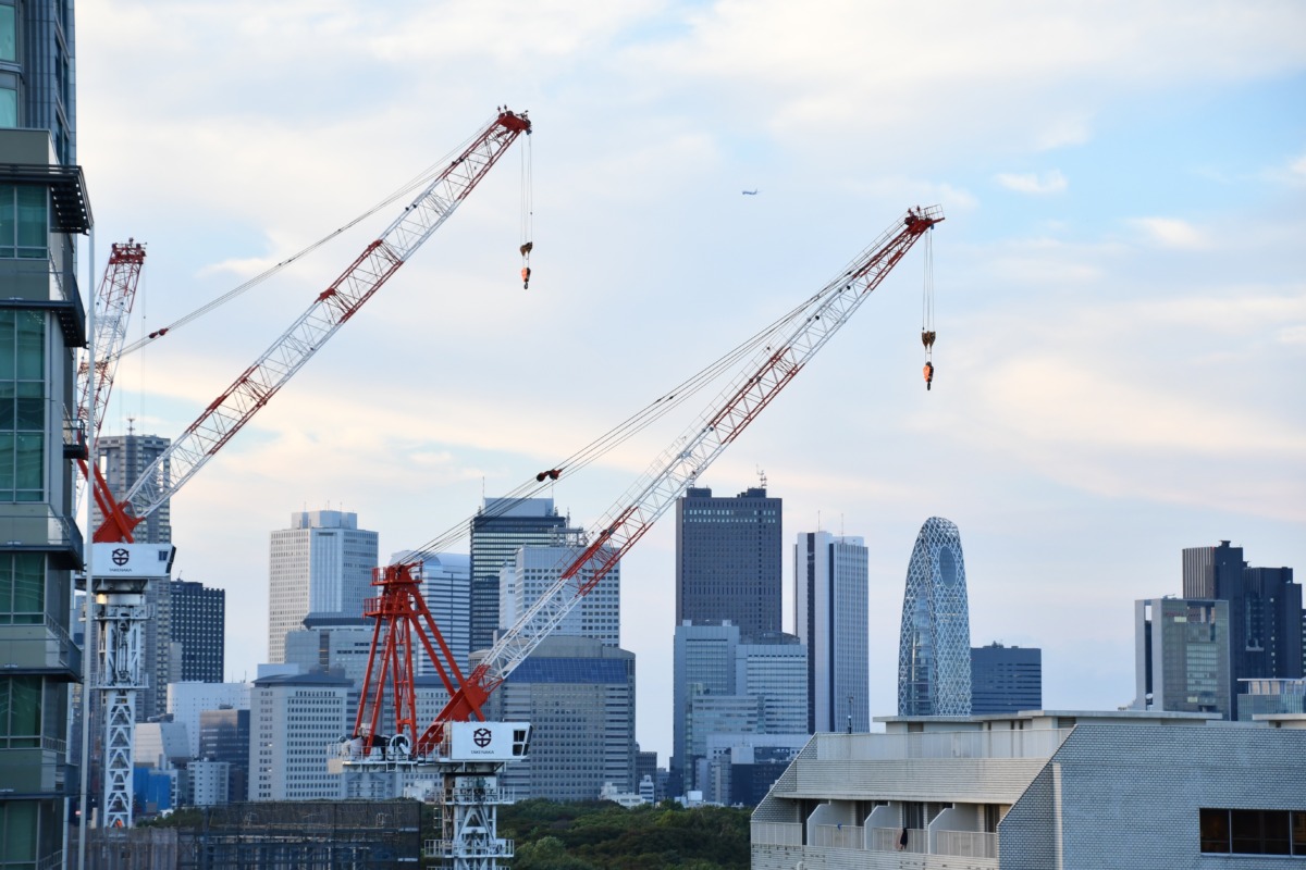 Baukräne in Tokio | © Thomas Hummitzsch